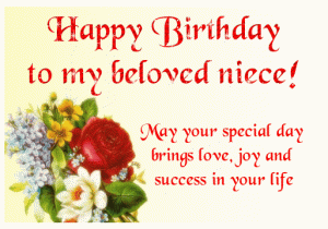 Birthday Flowers for Niece Happy Birthday to My Beloved Niece Greetingshare Com