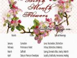 Birthday Flowers Meaning Birth Flowers and Meanings Sweet Ideas Pinterest