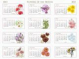 Birthday Flowers Of the Month 2013년 달력 Calendar 네이버 블로그