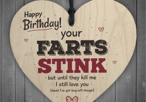 Birthday Gift for Fiance Man Love You Funny Happy Birthday Heart Boyfriend Girlfriend