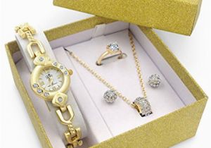 Birthday Gift for Girl Your Dating Royalty Watch Jewelry Gift Set Girlfriend Female Wife Mom