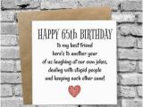 Birthday Gift for Husband Turning 65 Dinosaurcards Greetings Card Happy 65th Birthday Funny