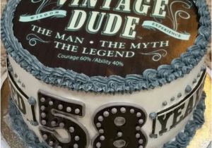 Birthday Gift for Male Friend Age 20 Popular Quot Vintage Dude Quot themed Birthday Cake Awesome
