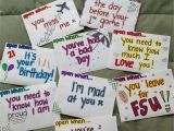 Birthday Gift Ideas for Boyfriend Ldr Open when Letters Long Distance Gift Valentines Day Gift