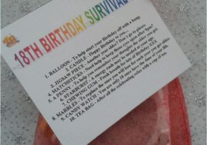 Birthday Gift Ideas for Her 18th 18th Birthday Survival Kit Fun Unusual Novelty Present