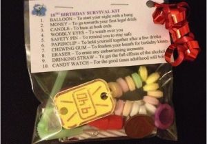 Birthday Gift Ideas for Him 18th 18th Birthday Survival Kit Birthday Gift 18th Present for