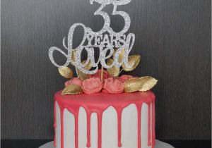 Birthday Gift Ideas for Him 35th Any Name Happy 17th Birthday Cake topper 17th Birthday