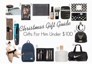 Birthday Gift Ideas for Him Under $100 Christmas Gift Guide for Him Under 100 More Than Adored