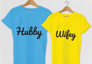 Birthday Gift Ideas for Husband Online India Couple T Shirts for Newly Married Husband and Wife Buy