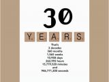 Birthday Gifts for 30 Year Old Male 30th Birthday Card Milestone Birthday Card Decade