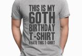 Birthday Gifts for 60 Year Old Indian Man Mens This is My 60th Birthday T Shirt 60 Years Old top