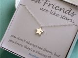 Birthday Gifts for Best Friends Best Friend Gift Diamond Star Necklace Genuine