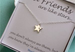 Birthday Gifts for Best Friends Best Friend Gift Diamond Star Necklace Genuine