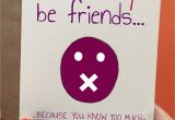 Birthday Gifts for Best Friends Diy We 39 Ll Always Be Friends Guy Fraaaand Birthday Cards