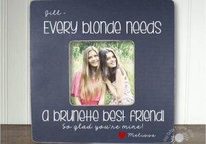 Birthday Gifts for Best Friends Female Best Friend Gift Blonde and Brunette Best Friend Bff Gift Best