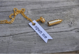 Birthday Gifts for Boyfriend Canada Anniversary Gift for Boyfriend Bullet Necklace Lace and