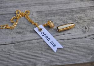 Birthday Gifts for Boyfriend Canada Anniversary Gift for Boyfriend Bullet Necklace Lace and