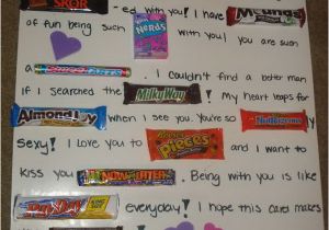 Birthday Gifts for Boyfriend south Africa Candy Bar Poster Ideas with Clever Sayings