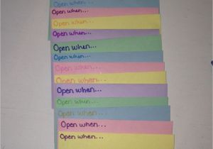 Birthday Gifts for Boyfriend Uk Done the Quot Open when Quot Letters they Were Fun and so Cute