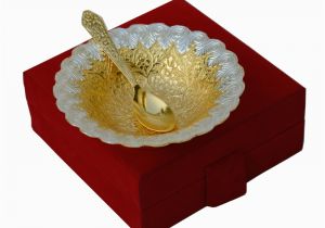 Birthday Gifts for Boyfriend Under Rs 500 German Silver Pudding Bowl Boontoon