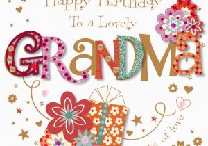 Birthday Gifts for Grandma From Grandson Lovely Grandma Happy Birthday Greeting Card Cards