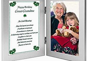 Birthday Gifts for Great Grandma Amazon Com Great Grandma Irish Blessing Birthday or