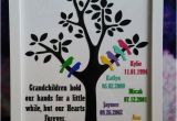 Birthday Gifts for Great Grandma Grandparent Family Tree Frame 6 Grandchildren Custom