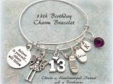 Birthday Gifts for Her 13th 13th Birthday Gift 13th Birthday Charm Bracelet Daughter