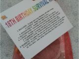 Birthday Gifts for Him 18 18th Birthday Survival Kit Fun Unusual Novelty Present