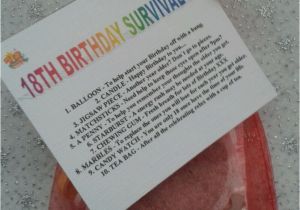 Birthday Gifts for Him 18 18th Birthday Survival Kit Fun Unusual Novelty Present