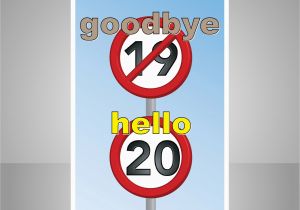 Birthday Gifts for Him 20th Funny 20th Happy Birthday Card for Him for Her 20 Birthday
