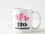 Birthday Gifts for Him 28th 28 Year Anniversary Coffee Travel Mugs Zazzle