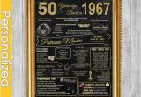 Birthday Gifts for Him 50 50th Birthday Gift for Women 50th Birthday Chalkboard 50th