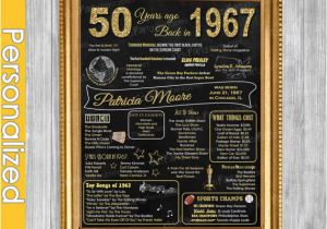 Birthday Gifts for Him 50 50th Birthday Gift for Women 50th Birthday Chalkboard 50th