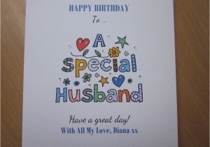 Birthday Gifts for Him 65 Personalised Handmade Birthday Card Husband 40th 50th