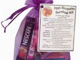 Birthday Gifts for Him 70 70th Birthday Survival Kit Gift 70th Gift Gift by Smilegiftsuk