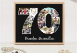 Birthday Gifts for Him 70 Items Similar to Photo Collage 70th Birthday Gift for Him