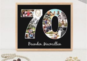 Birthday Gifts for Him 70 Items Similar to Photo Collage 70th Birthday Gift for Him