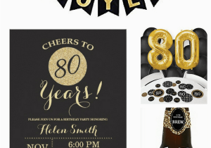 Birthday Gifts for Him 80 Years Old 80th Birthday Party Ideas the Best themes Decorations