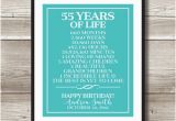 Birthday Gifts for Him Age 55 55th Birthday Etsy