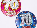 Birthday Gifts for Him Age 70 Holographic Age 70 Giant Birthday Badge Only 99p