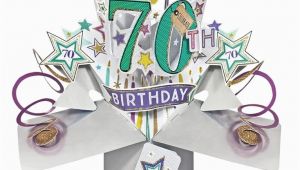 Birthday Gifts for Him Age 70 Pop Up 70th Birthday Card Find Me A Gift
