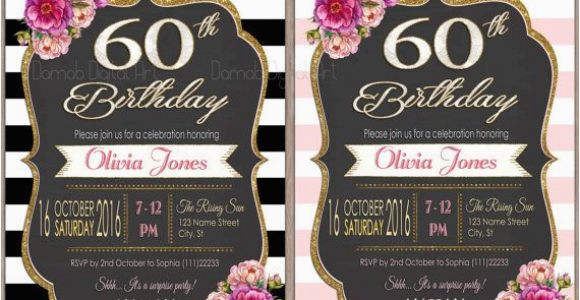 Birthday Gifts for Him Cape town 60th Birthday Invitations 60th Birthday Invitations for