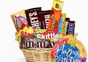 Birthday Gifts for Him Delivery Usa Oh My Happy Birthday Candy Basket at Send Flowers