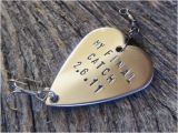 Birthday Gifts for Him Fishing Boyfriend Gift for Men Custom Fishing Lure Handstamped