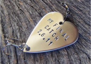 Birthday Gifts for Him Fishing Boyfriend Gift for Men Custom Fishing Lure Handstamped