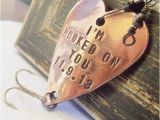 Birthday Gifts for Him Fishing Hooked On You Fishing Lure Custom Men Gift Meaningful Gifts