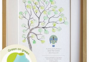Birthday Gifts for Him From Baby Boy Birthday Gift 1 Year Old Fingerprint Tree Diy Baby Room