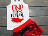 Birthday Gifts for Him From Baby One In A Melon Outfit Baby 39 S First Birthday Watermelon