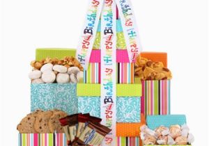 Birthday Gifts for Him From Walmart Alder Creek Gift Baskets Happy Birthday Treats tower Gift